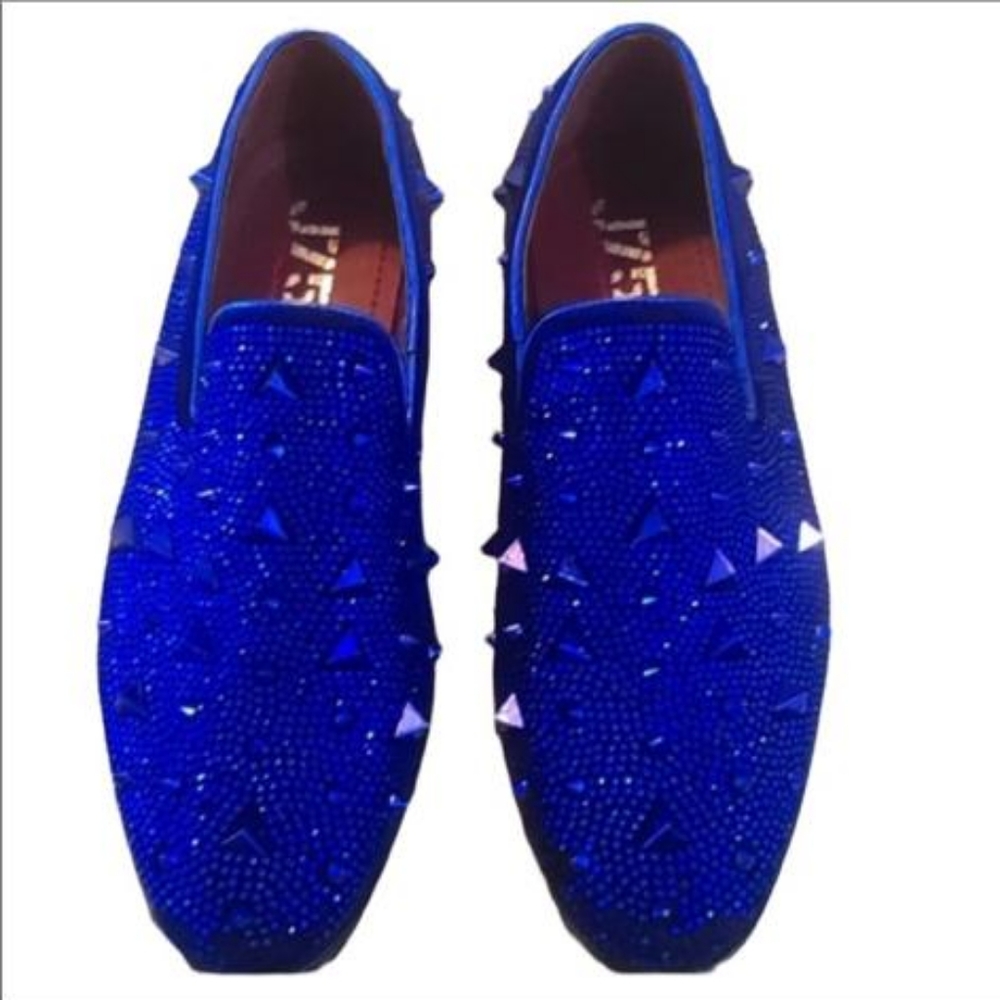 J75 Royal Studded Men's Loafers Size 9.5